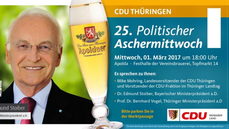 CDU-Jubiläums-Aschermittwoch CDU-Jubiläums-Aschermittwoch
