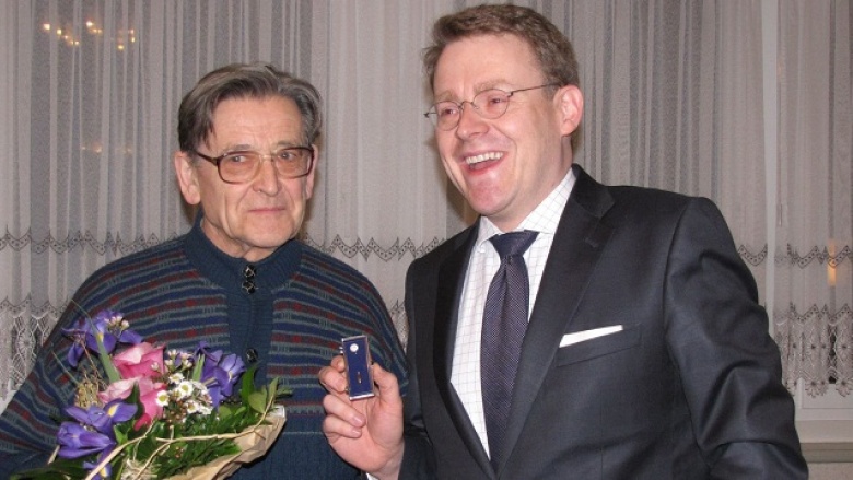 Auszeichnung für Horst Gaede Auszeichnung für Horst Gaede
