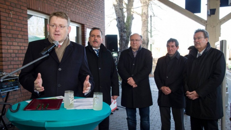 Betriebsaufnahme der Pfefferminzbahn Betriebsaufnahme der Pfefferminzbahn