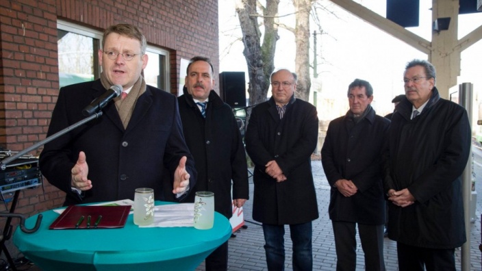 Betriebsaufnahme der Pfefferminzbahn